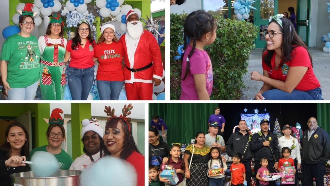 Luisa Santos, M-DCPS School Board Member Hosts the Annual D9 Winter Wonderland